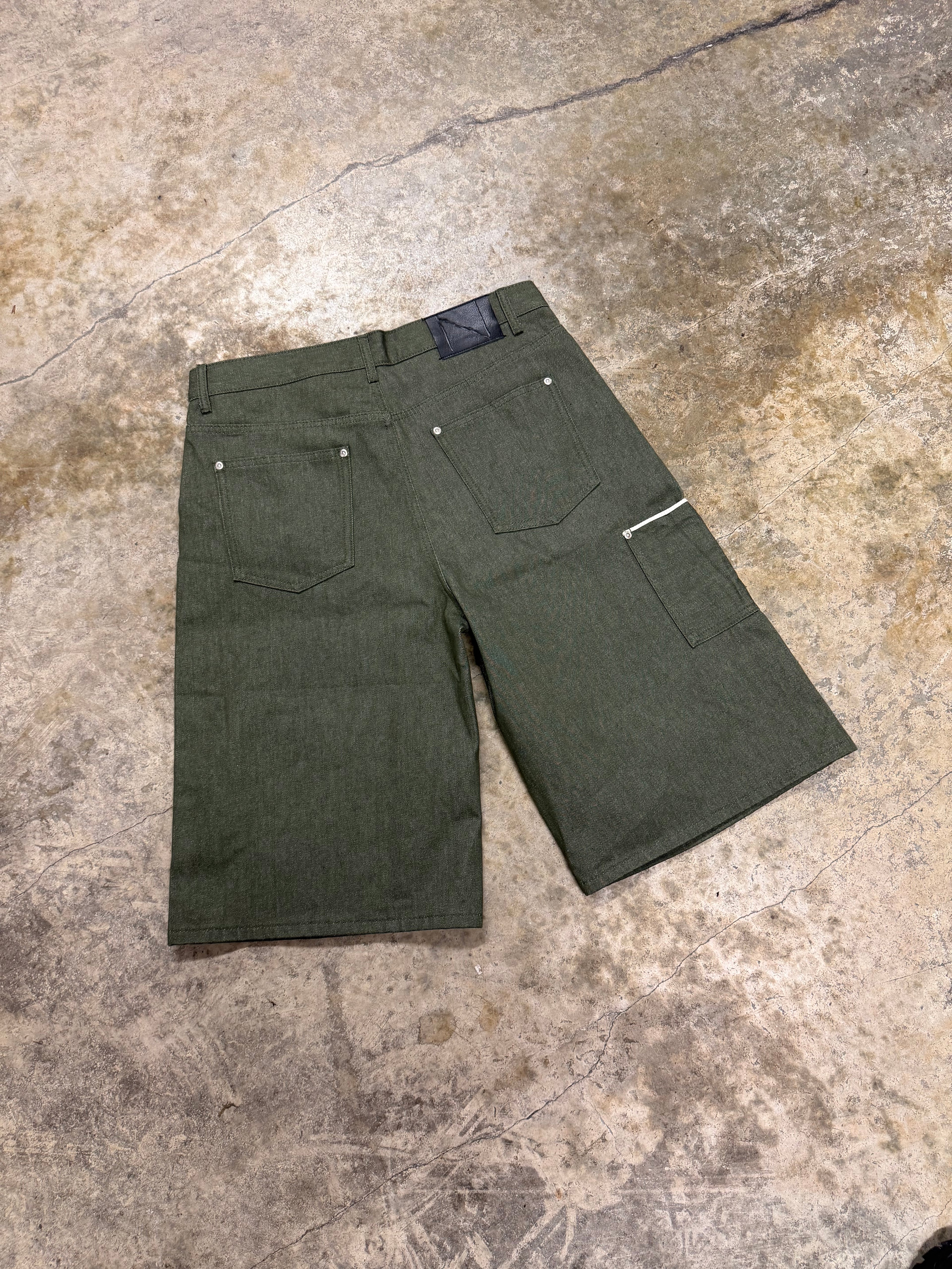 Denim kaki short