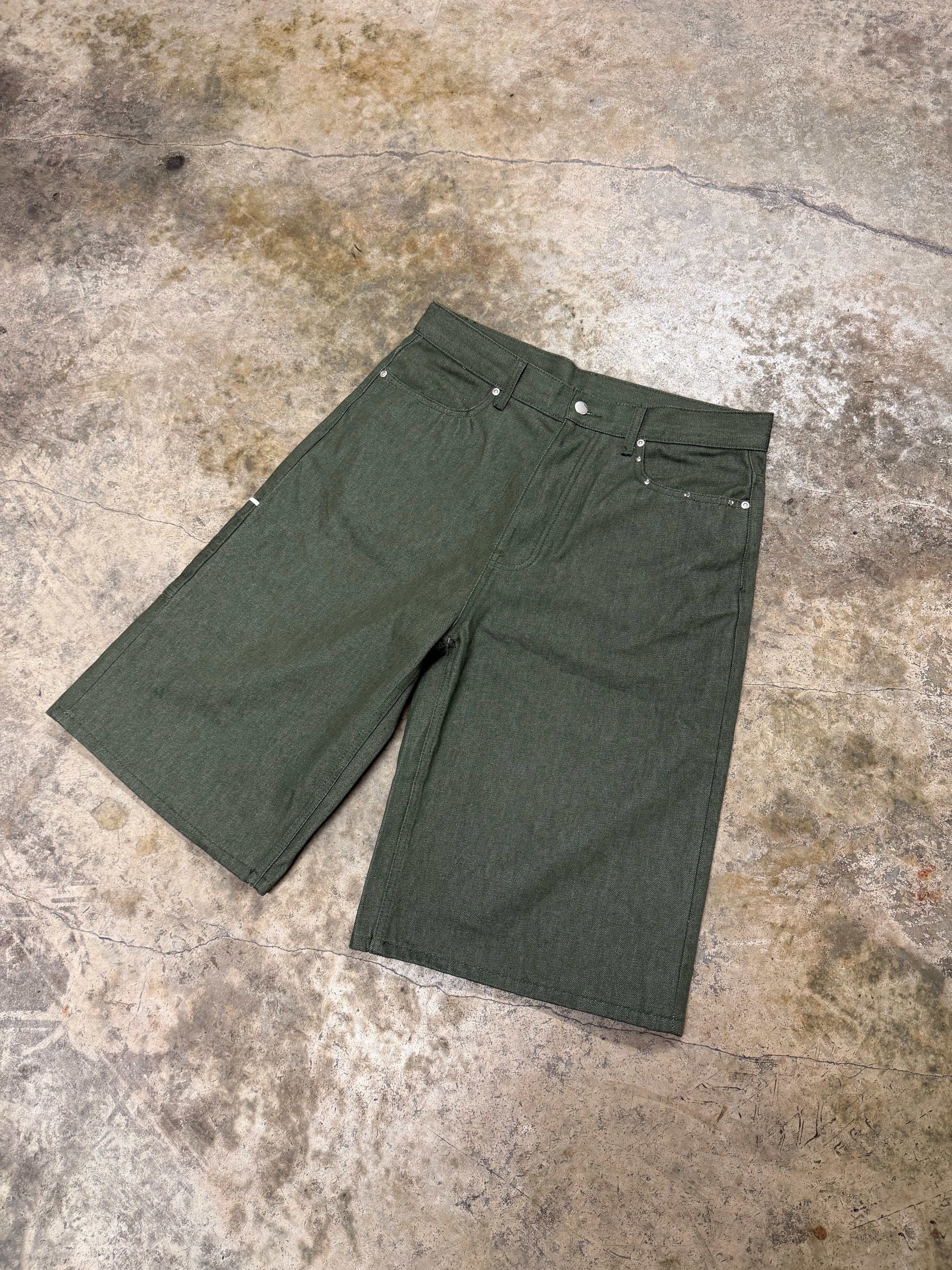 Denim kaki short